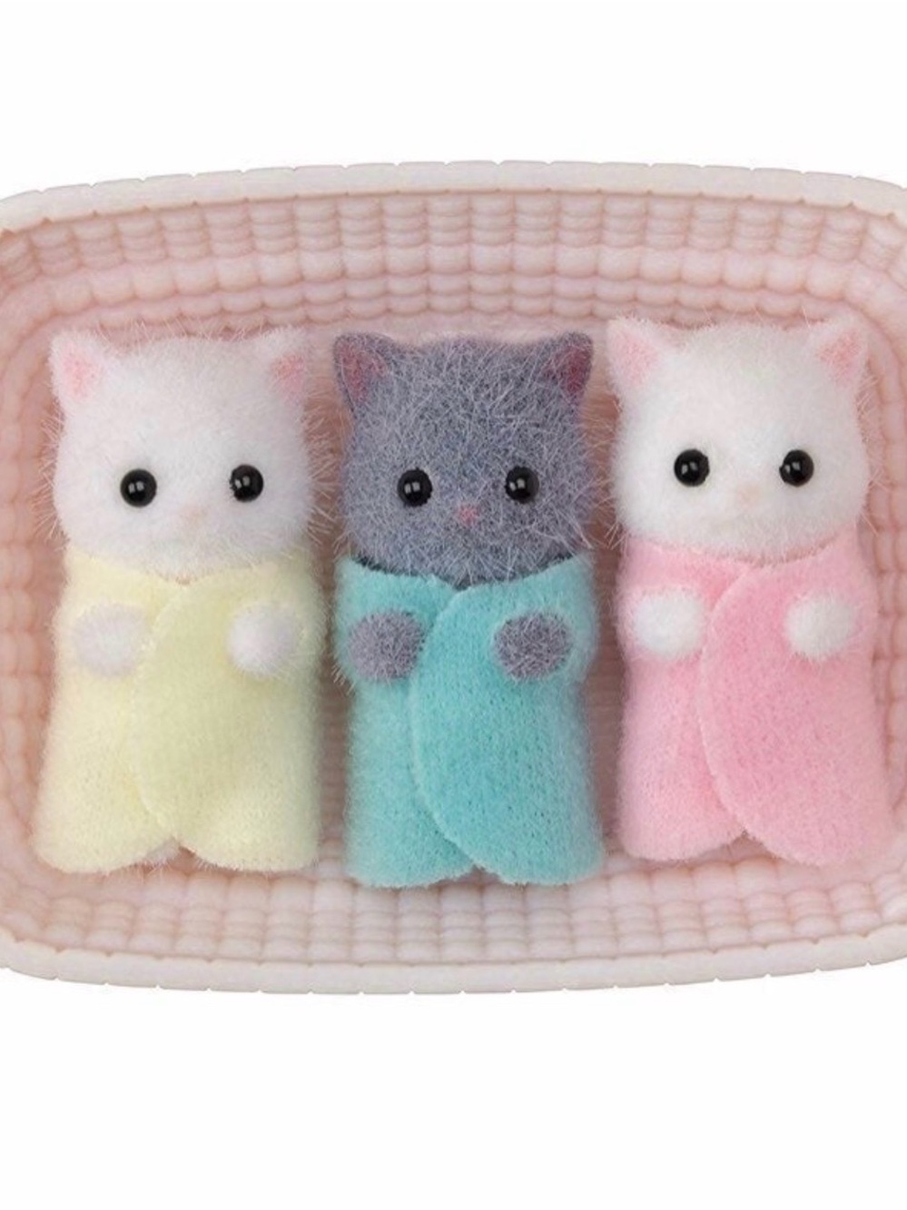 Calico Critters / Sylvanian Families Persian Cat Triplets